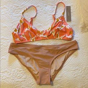French bikini top & surf hipster bottoms